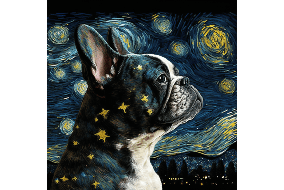 French Bulldog Wall Art Starry Night 5: Strategic Applications for Creative Projects