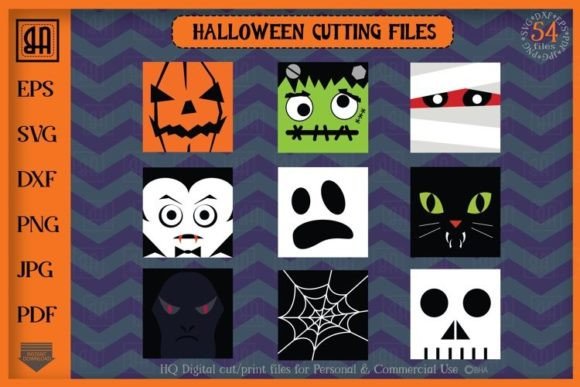 Halloween Monsters Faces SVG: Integrating Vector Assets into Creative Workflows