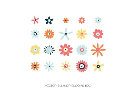 Summer Blooms: A Practical Guide to Original Vector Floral Assets