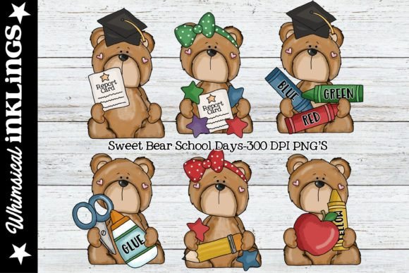 Sweet Bears School Days Clipart: Strategic Asset Selection for Educational and Seasonal Design