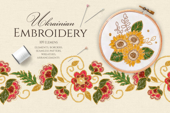 Ukrainian Embroidery Flowers: Bringing Folk Art Magic to Modern Design